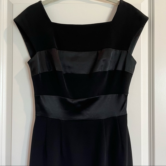 Tahari Black Party Dress Mini - Picture 2 of 6
